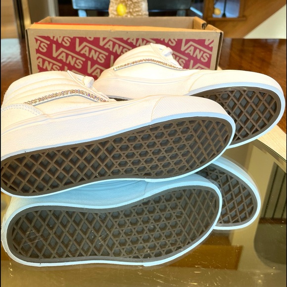 Vans - Custom Bling - Youth,  Ward-Hi size 13 - Picture 13 of 15